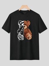 Camiseta Casual Preta - Style Bear Premium
