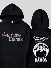 Moletom The Vampire Diaries Preto - Oficial Mystic